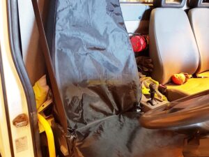 17122 - Seat Cover Plant Black C10.