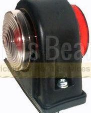 Side front/rear combination Lamp Marker Rubber Red/Clear 12V/5W