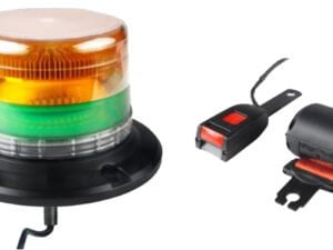 Seat Belt Kit With LED Double Colour Beacon