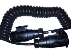 Cable Trailer M/F 13 Pin Curly,8 core