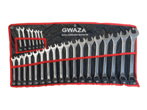 Spanner Set 25 pc CRV Satin