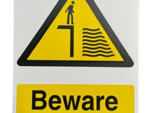 Sign Beware, Deep Water 400 x 300mm