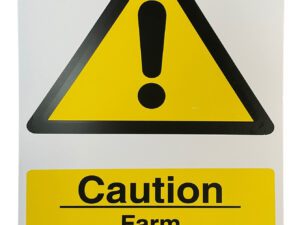 Sign Caution Farm Vehicles Crossing 400 x 300mm