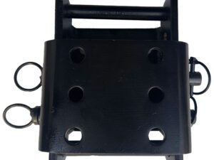 Height Adjuster c/w Drop Plate Short Black