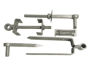 Gate Adjustable Hinge Set 12" Galvanized