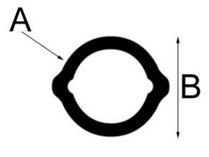 PTO Lemon Tube Outer 4.03L 1 1M