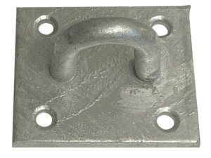 Plate Staple On Heavy 55x65mm Zn/PC x10